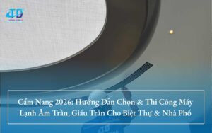 Cẩm Nang 2026: Hướng Dẫn Chọn & Thi Công Máy Lạnh Âm Trần, Giấu Trần Cho Biệt Thự & Nhà Phố
